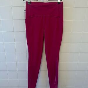 Lululemon Wunder Under High-rise Leggings with Pockets in Berry size 4
